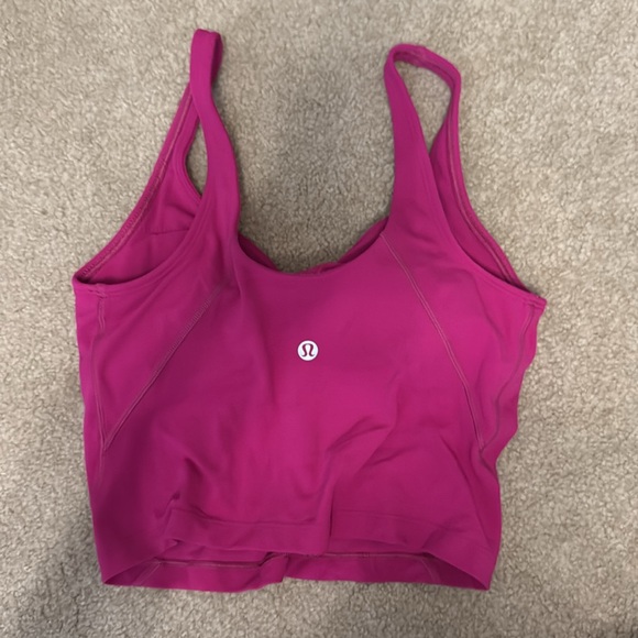 luluemon Ripped Raspberry Align Tank Top - Picture 2 of 2